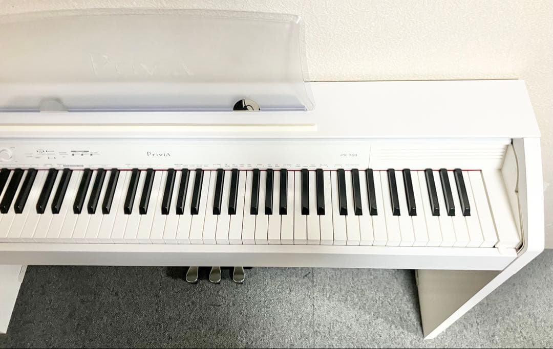 【美品】CASIO 電子ピアノ PX-760WE【無料配送可能】