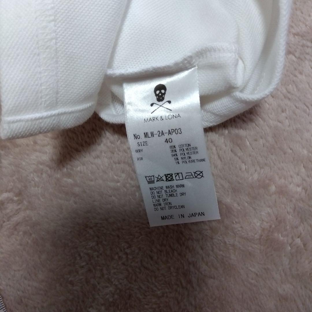 MARK & LONA ポロシャツ レディース ホワイト