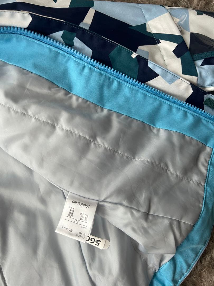 値下げ　DESCENTE 子ども用 ウィンタースポーツウェア 110 グローブ付