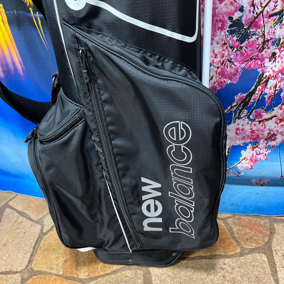 寶BV-1129 【美品】ニューバランス スタンド型 キャディバッグ ブラック