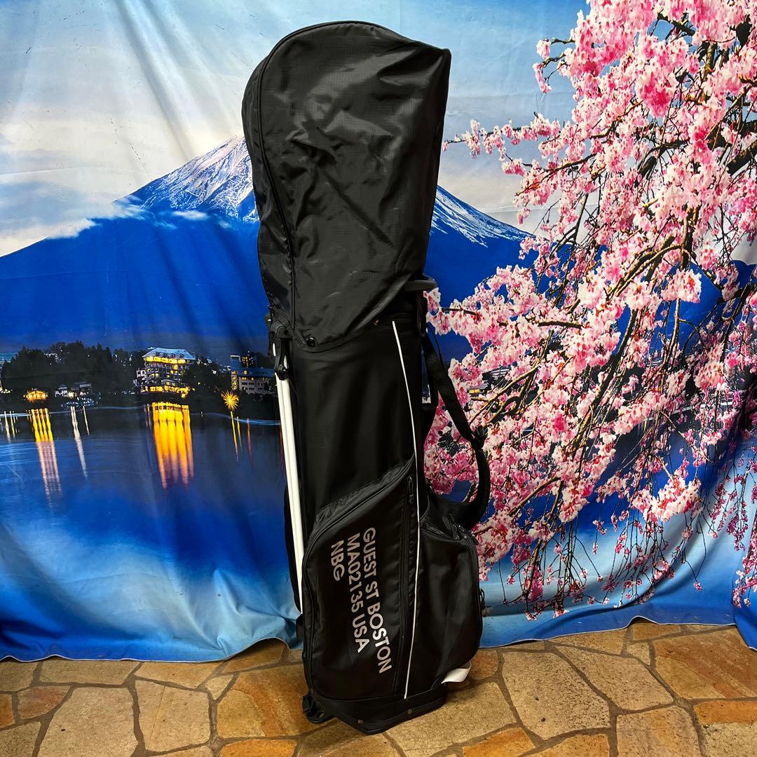 寶BV-1129 【美品】ニューバランス スタンド型 キャディバッグ ブラック