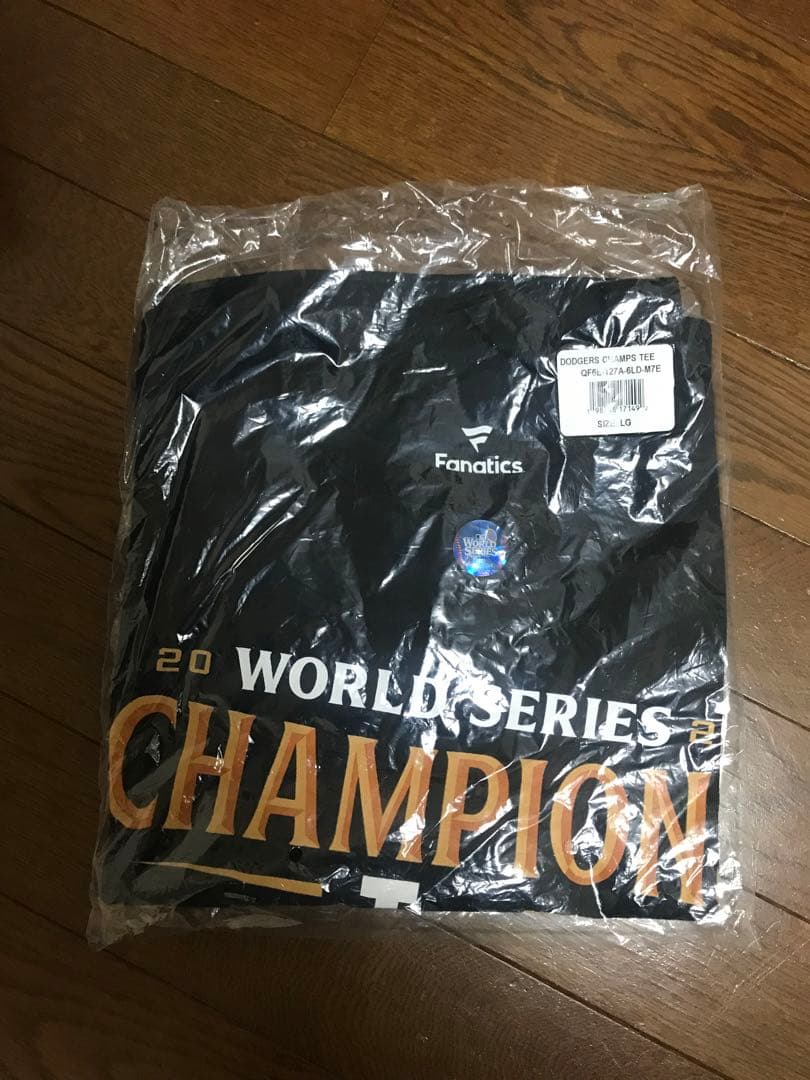 ロサンゼルス・ドジャース ワールドシリーズチャンピオン Tシャツ Lサイズ
