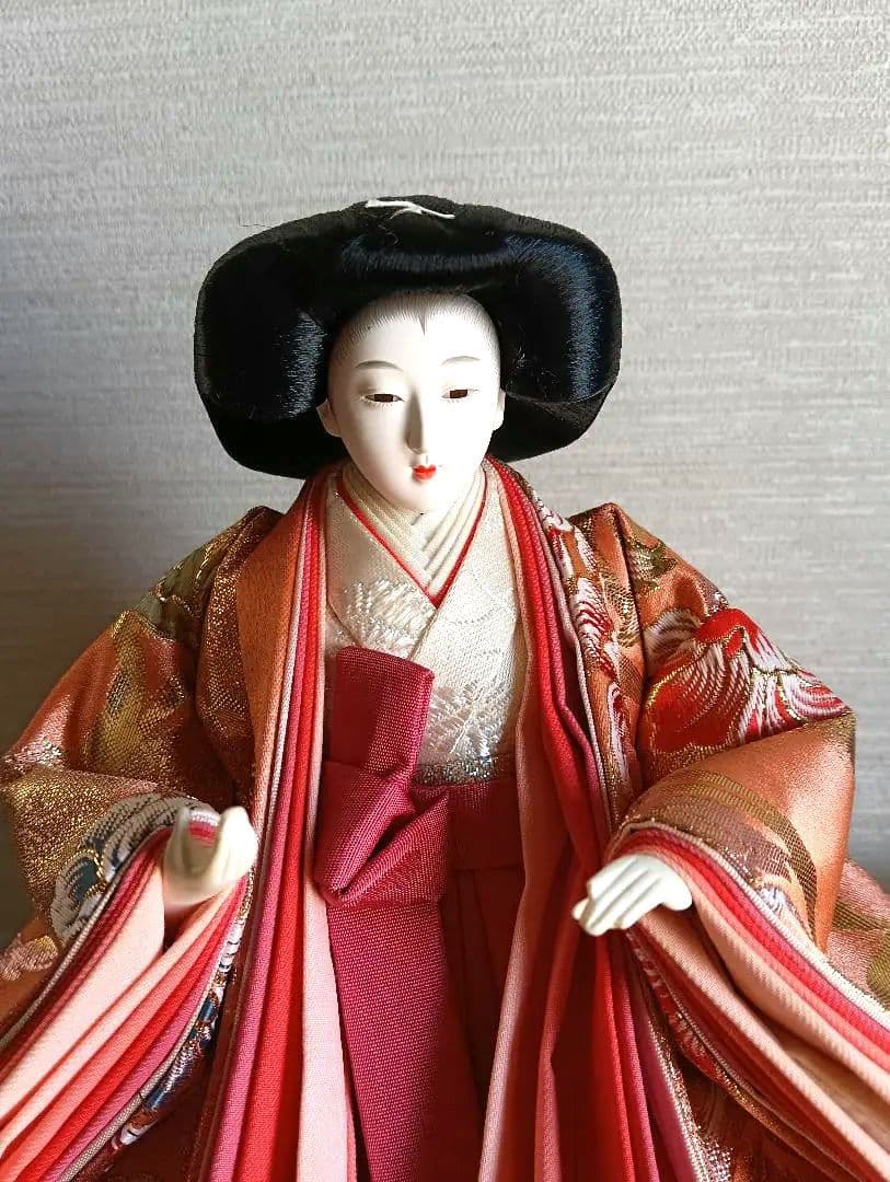 三人官女　お雛様　西陣織　中古品　ひな祭り　美品