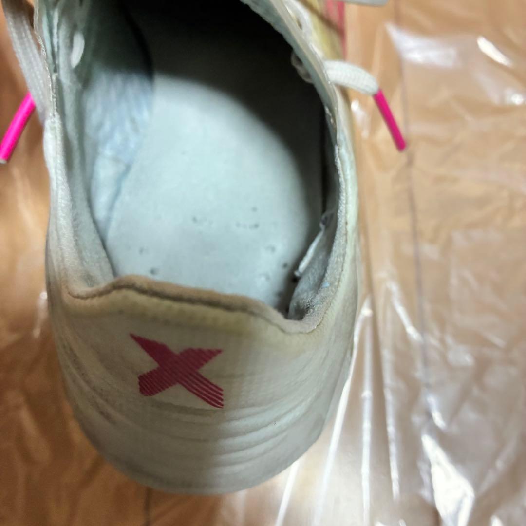 adidas アディダス エックス 19.1 AG(ホワイト×ピンク)