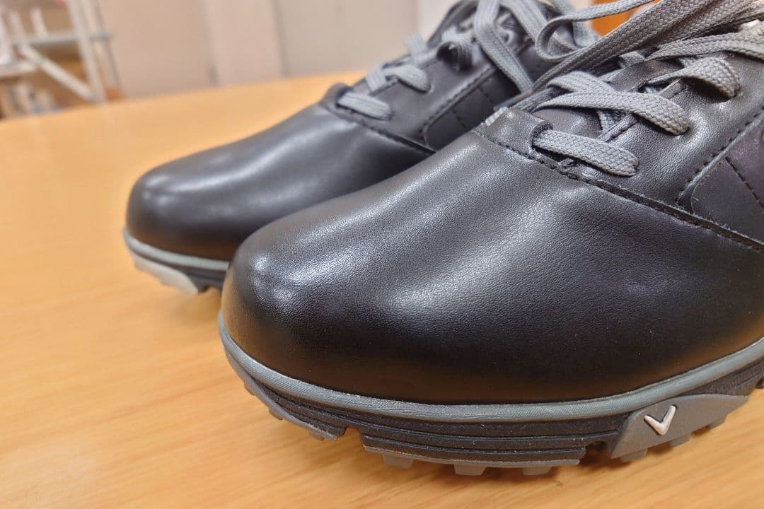 着用1回☆キャロウェイ Cheviotソフトスパイクゴルフシューズ 26cm 黒