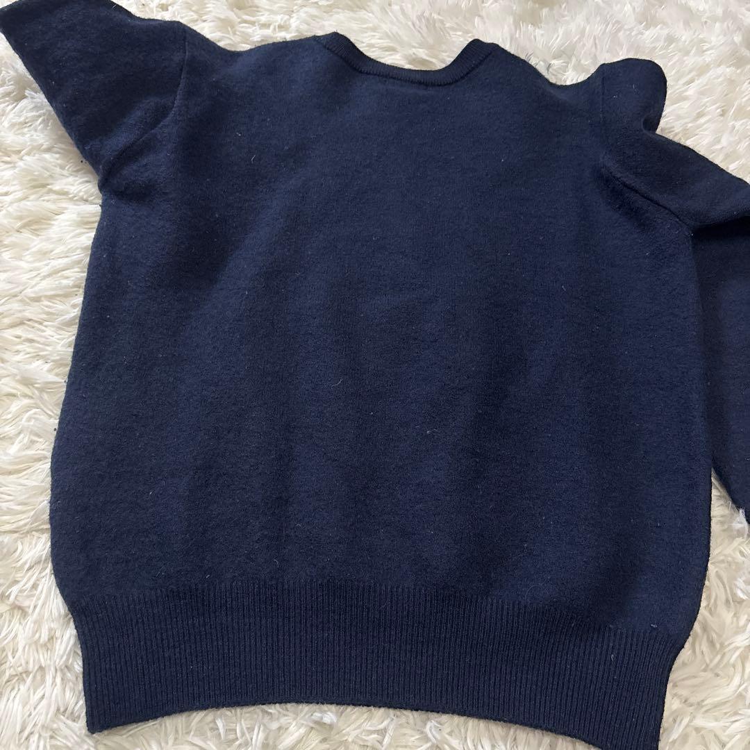 Pearly Gates ウサギ刺繍セーター ネイビー　サイズ1 ゴルフウェア