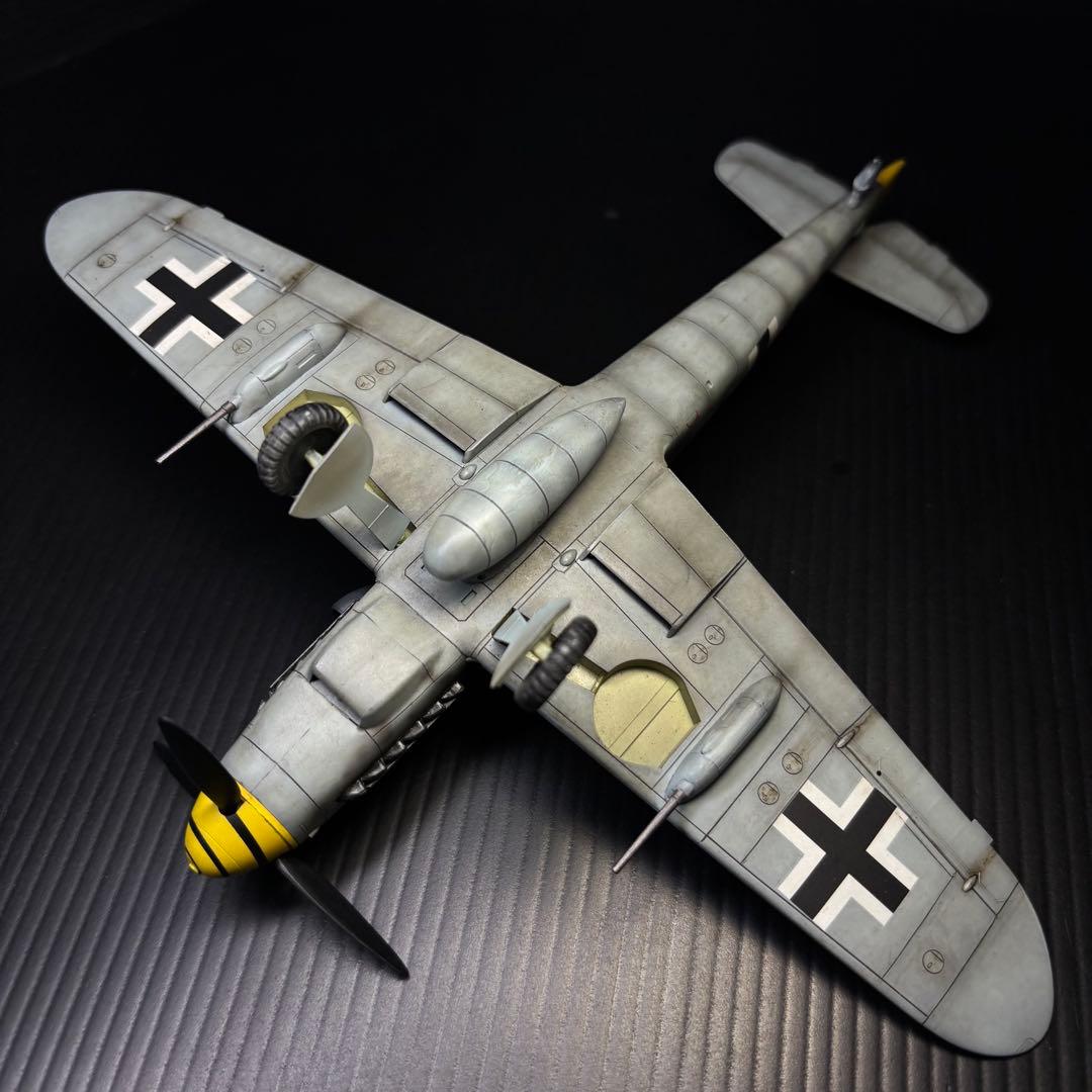 メッサーシュミットBf109G 1/48プラモデル完成作品