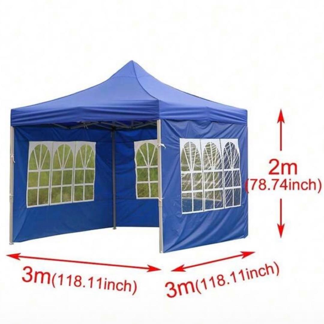 【最終値下げ】ワンタッチタープテント 約3m × 3m × 2.58m