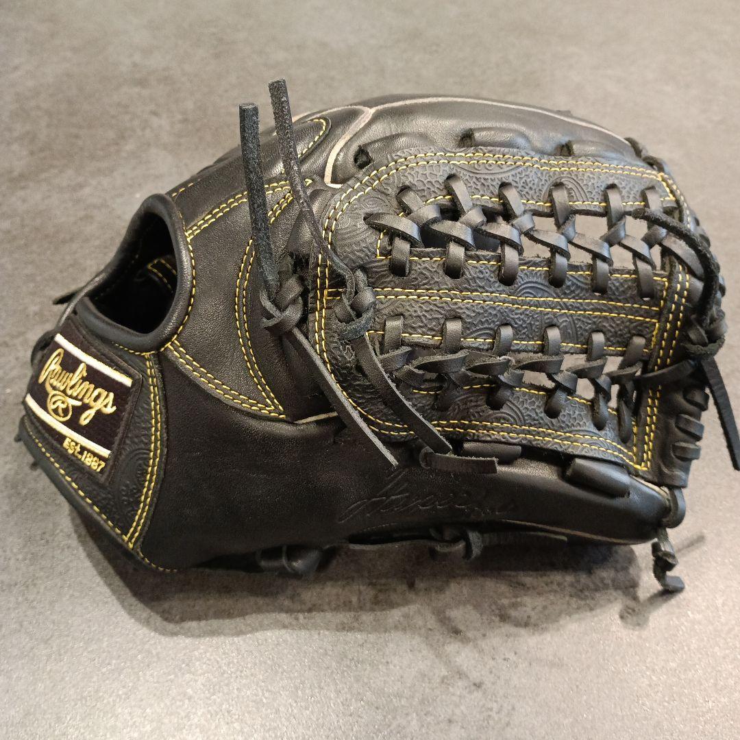 Rawlings 軟式グローブ 黒　大人用　オールラウンド