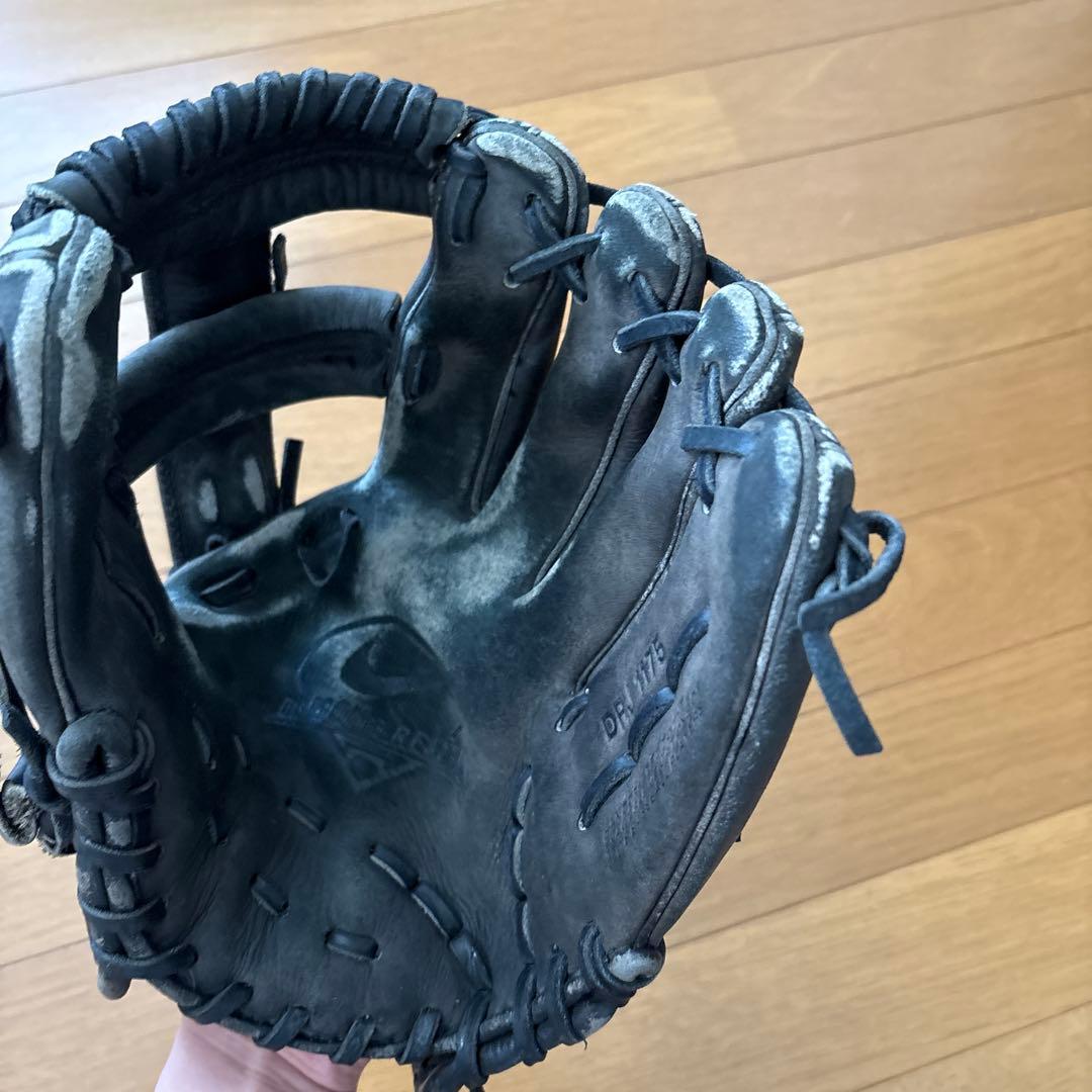 Nike DIAMOND READY J 軟式グローブ 黒 廃盤 右投げ