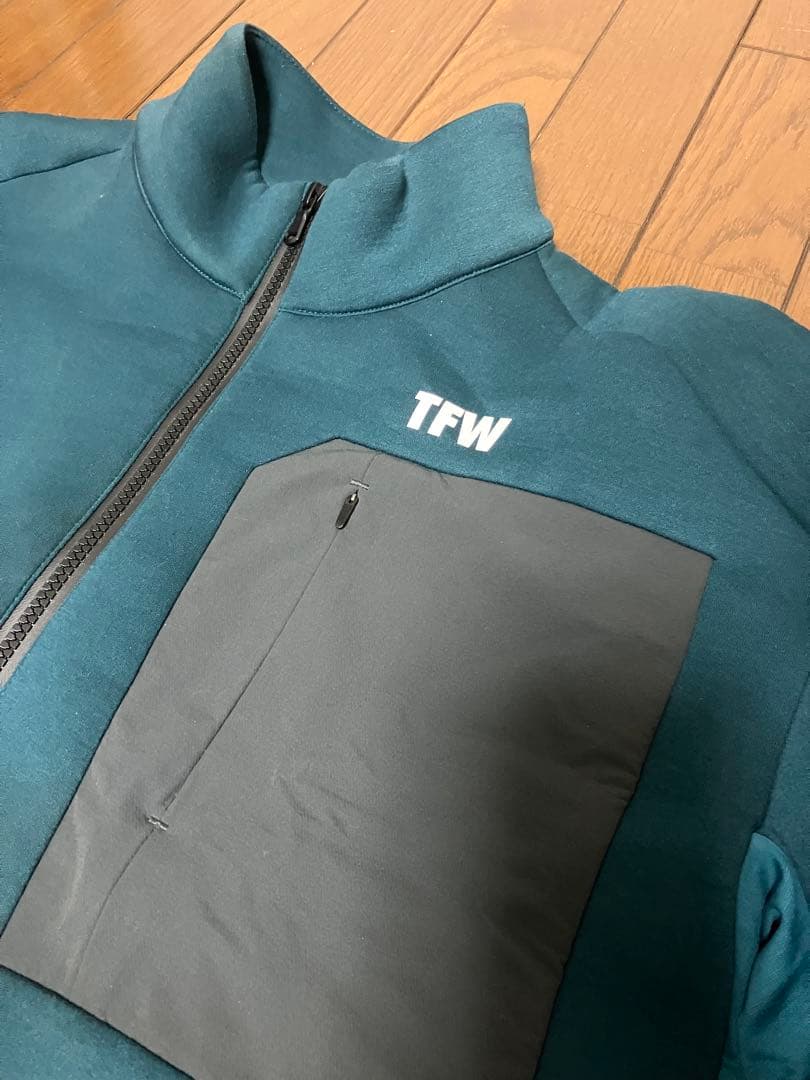 TFW49 CARBORD MATERIAL HALF ZIP セットアップ