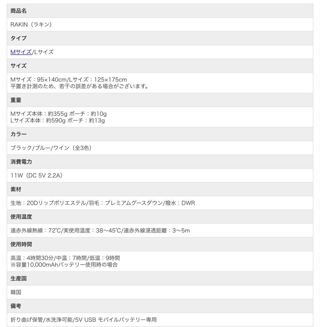新素材寝具セット MASNLAシュラフ & 発熱ダウンブランケット