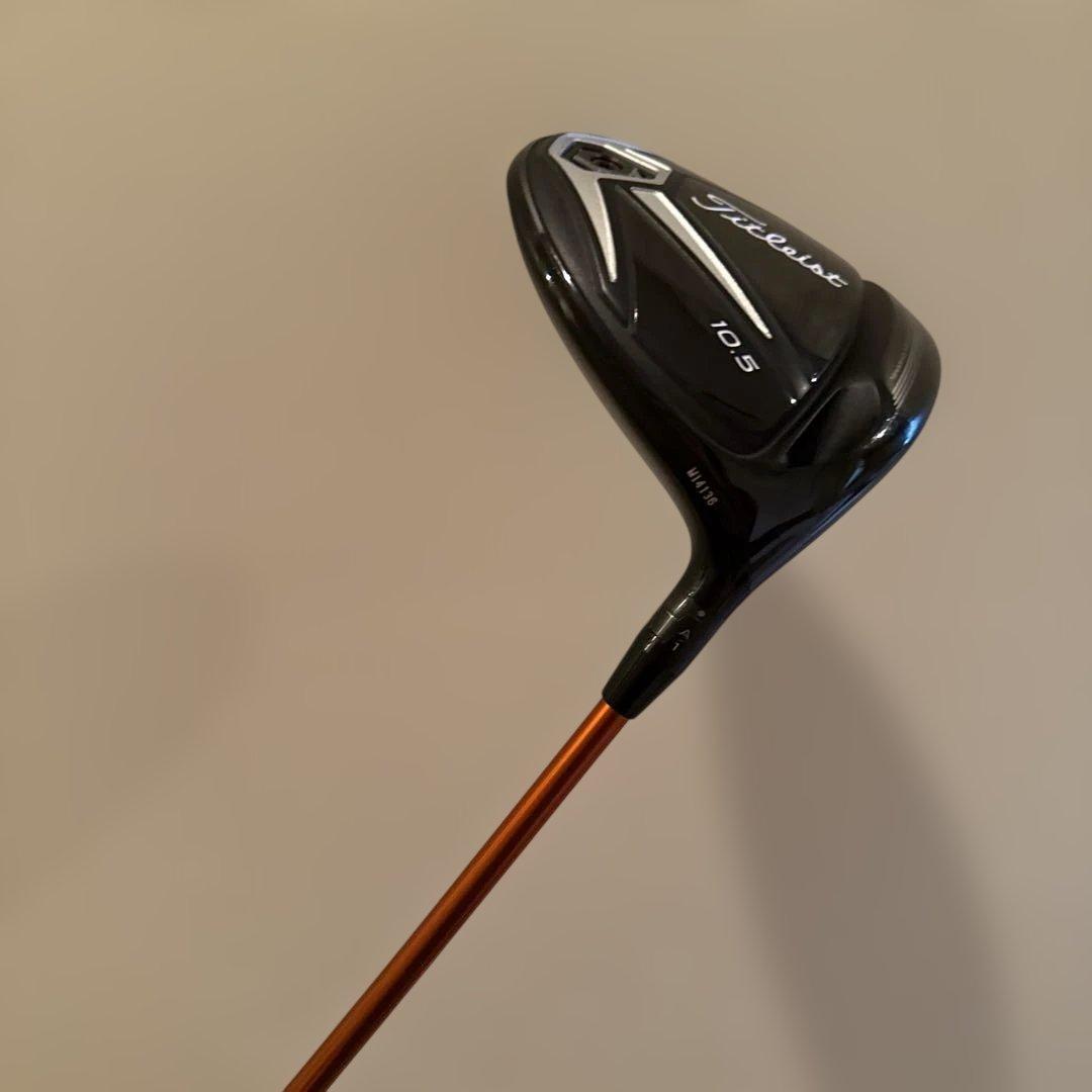 Titleist915Dドライバー10.5°メンズ オレンジシャフト純正カバー付