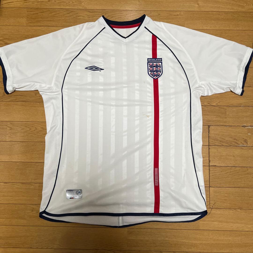 イングランド代表 ユニフォーム　umbro サッカーシャツ　激レア　大幅値下げ