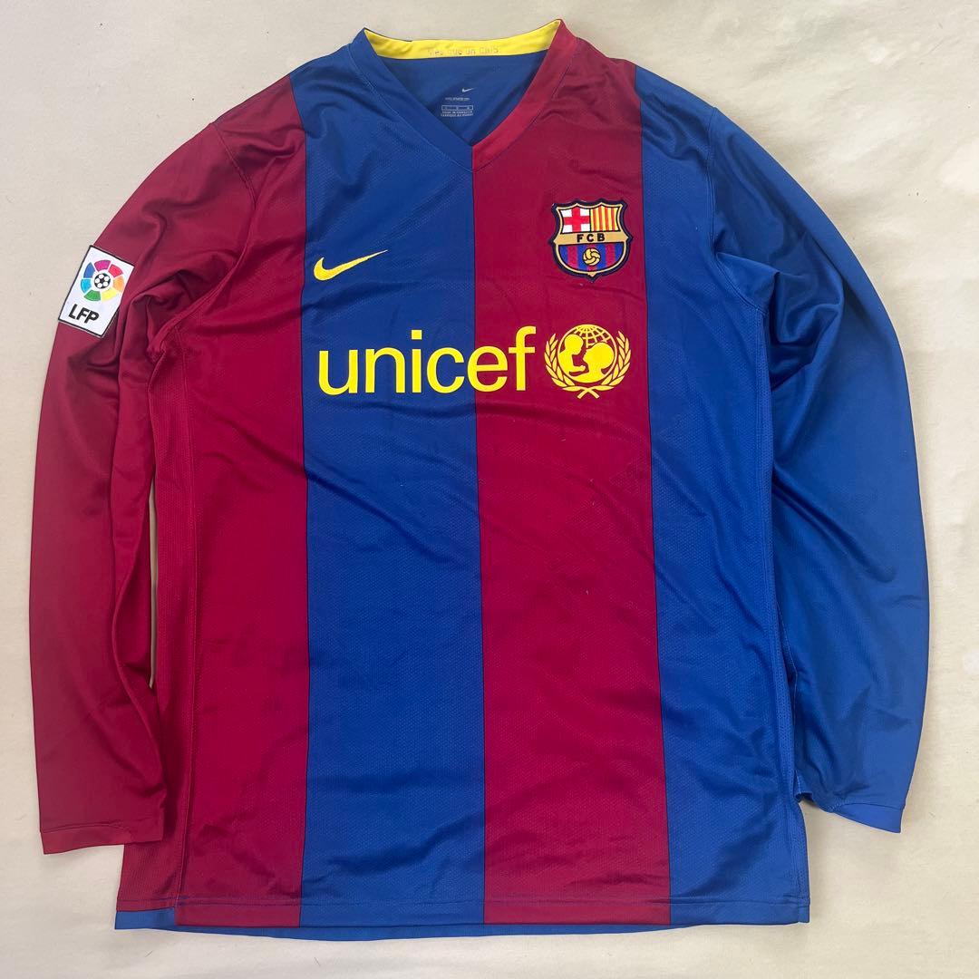 バルセロナ 06-07 ロナウジーニョ #10 長袖ユニフォーム 正規品
