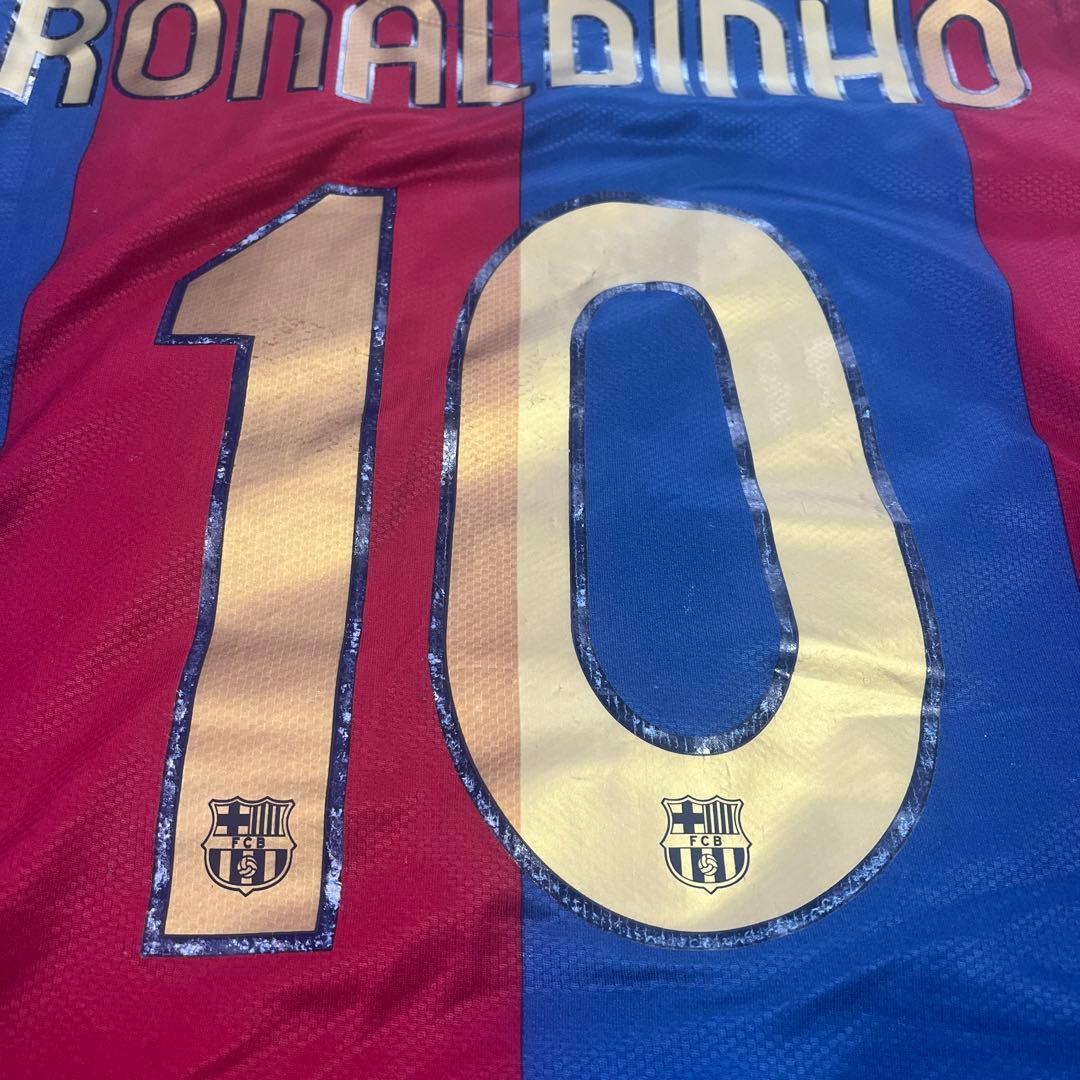 バルセロナ 06-07 ロナウジーニョ #10 長袖ユニフォーム 正規品