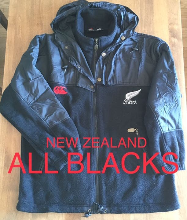 NZ購入 ALL BLACKS ラガーシャツ ＆ アウター 公式グッズ2点セット