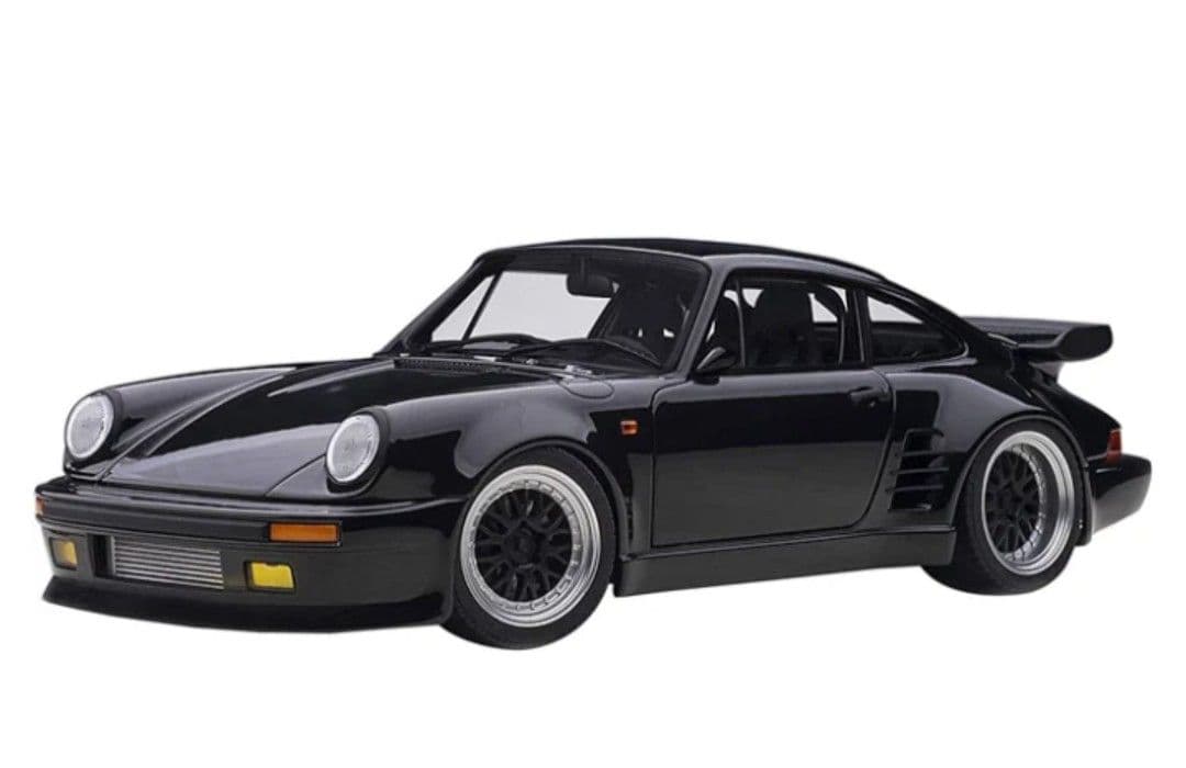 オートアート1/18 ポルシェ911ターボ　湾岸ミッドナイト　ブラックバード