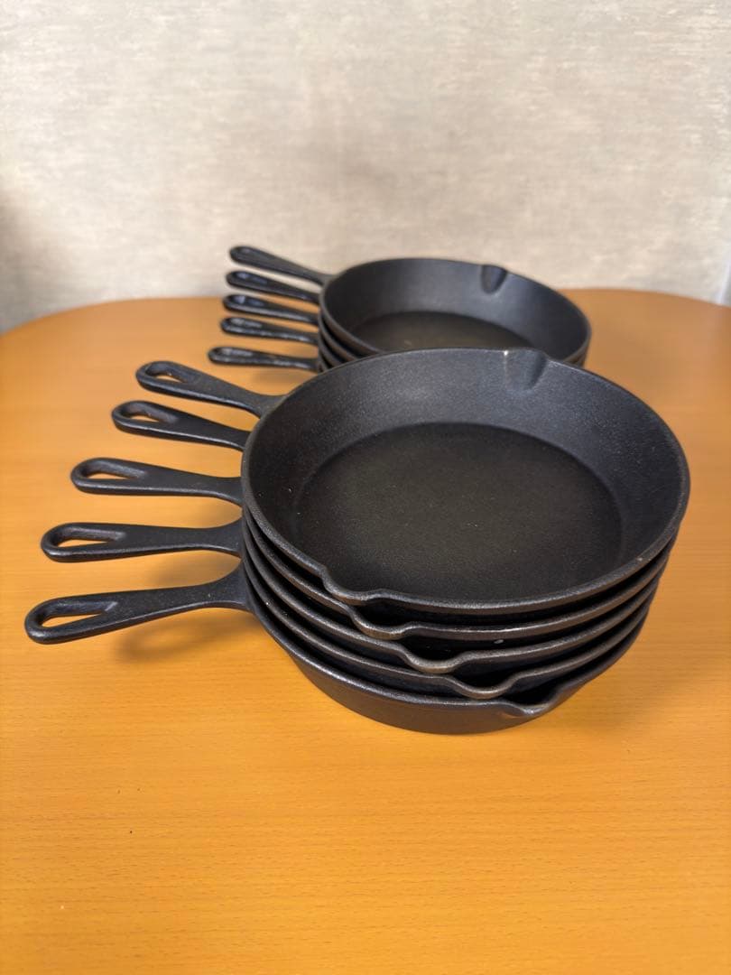 鋳鉄製スキレット 10枚セット 20cm まとめ売り