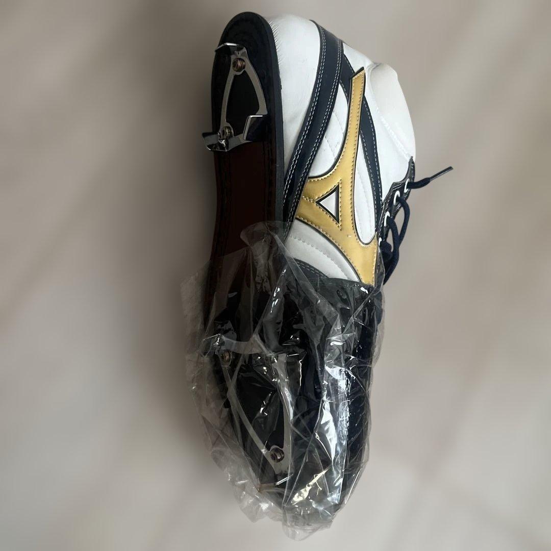 ミズノプロ　皮底スパイク　27.5cm 左P皮有
