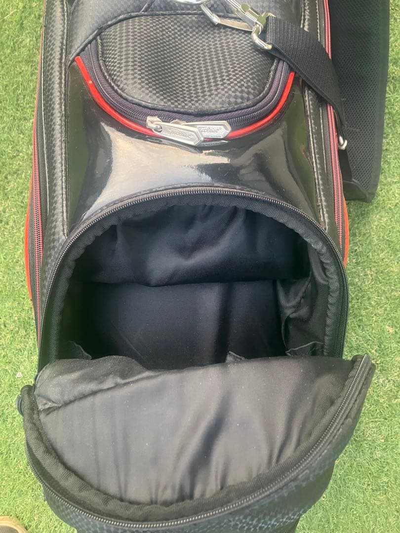 もなかさん専用　Titleist キャディバッグ 黒/赤