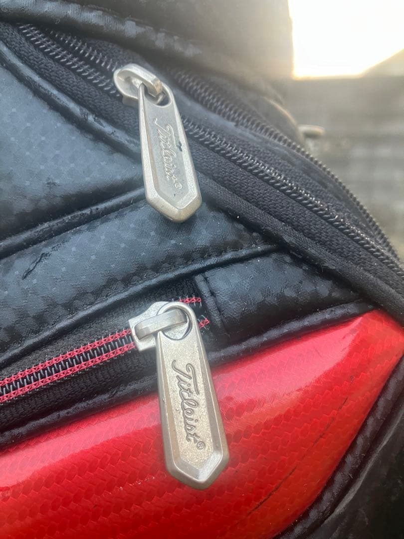 もなかさん専用　Titleist キャディバッグ 黒/赤