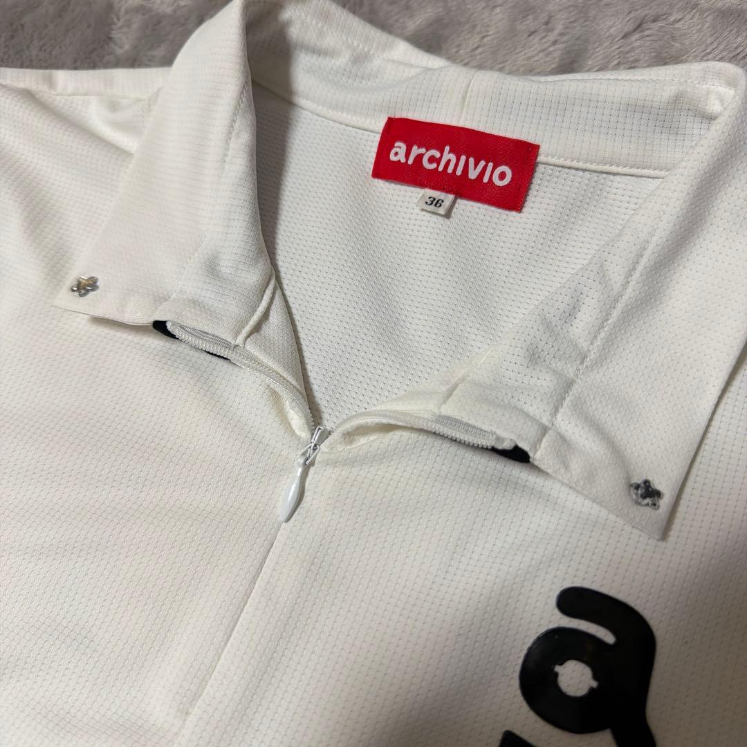archivio ポロワンピース 36 ホワイト