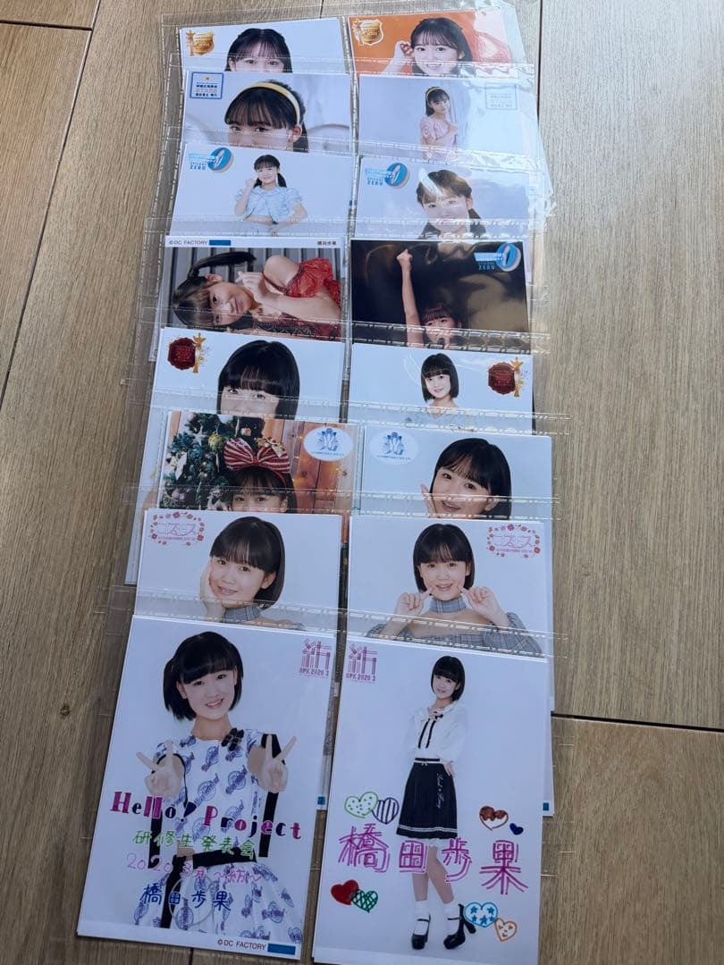 ロージークロニクル　橋田歩果　2L写真 32枚セット　専用A4ファイル入り