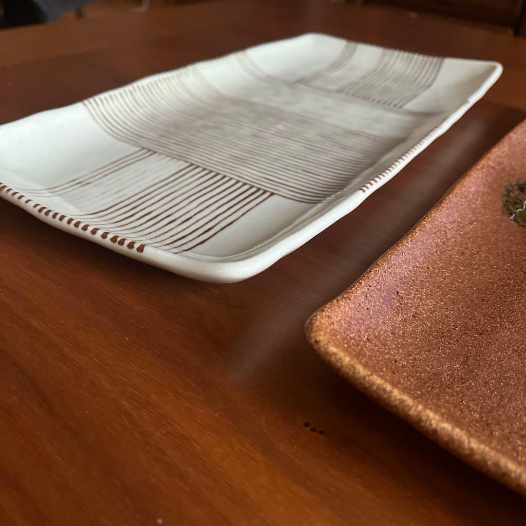 盛皿　角皿　2枚セット