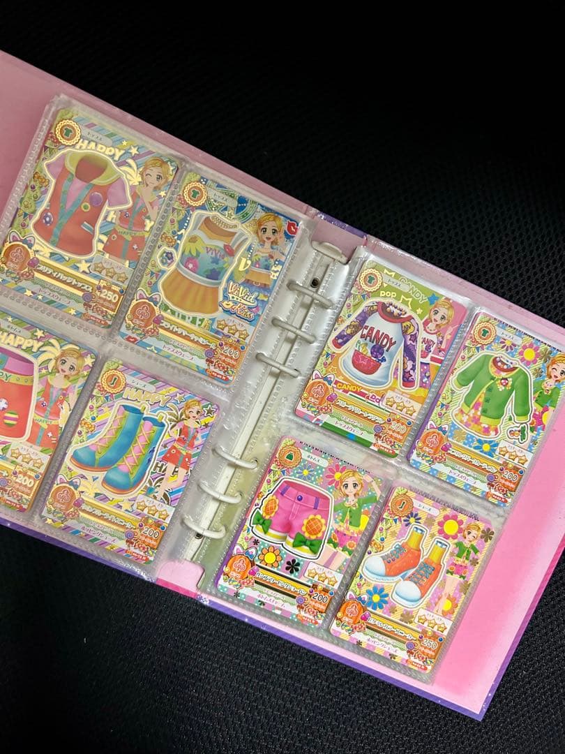 アイカツ まとめ売り 64枚 バインダー付き 22コーデ