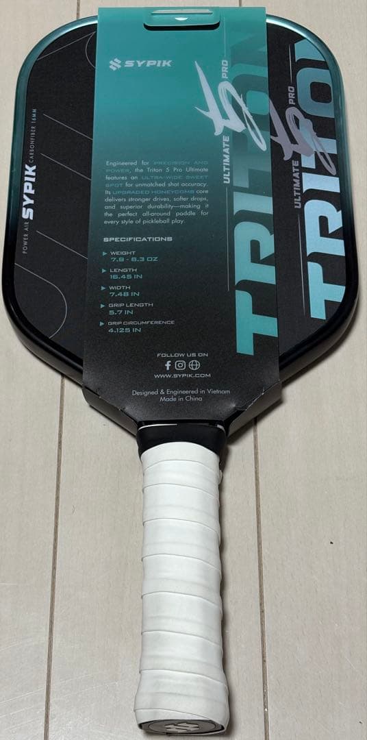 ピックルボールパドル Sypik Triton 5