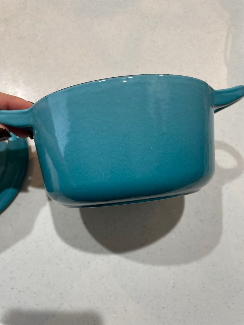 LE CREUSET 14cm 青
