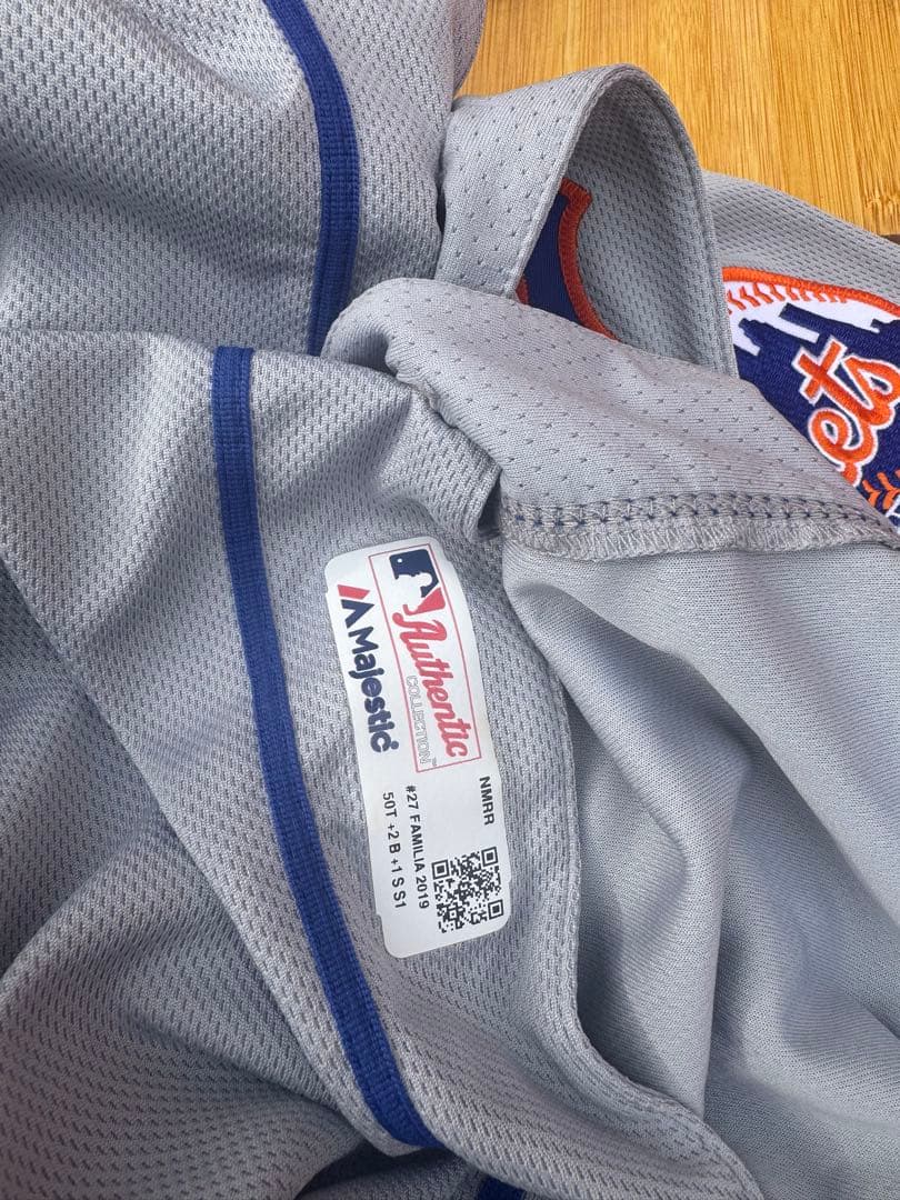 レア限定MLBニューヨークメッツ・ジェウリスファミリア4／15試合着用ユニホーム