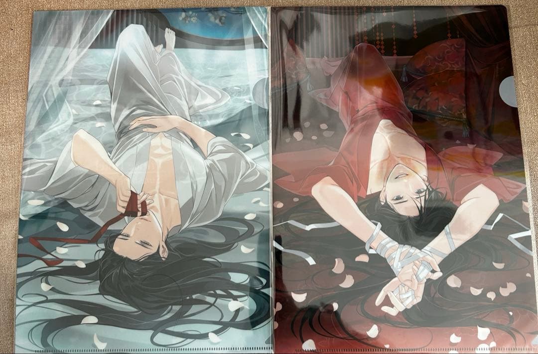 魔道祖師　コラボ　特典　クリアファイル　2枚セット　忘羨　即発送