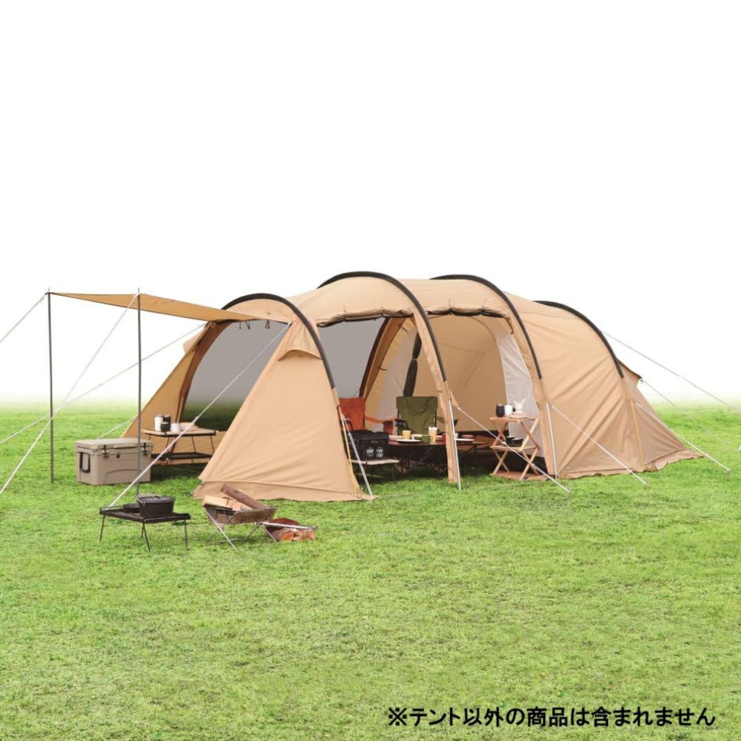イグニオ 2ルーム型テント　ドームテント 4人用　カマボコ　キャンプ　新品