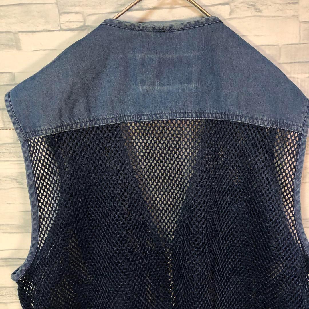 【ヴィンテージ】Aburaysia メッシュベスト L フィッシング　フェス