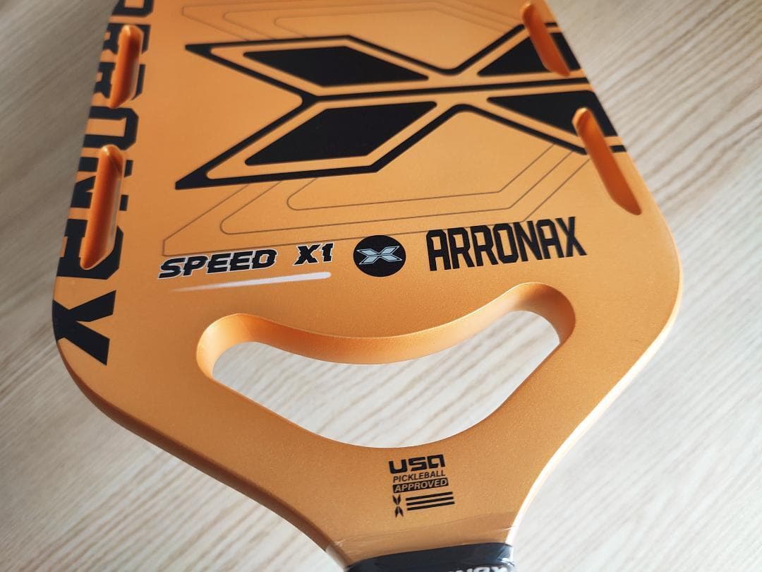 ARRONAX SPEED X1 ピックルボール パドル エッジレス 黄金色 黄