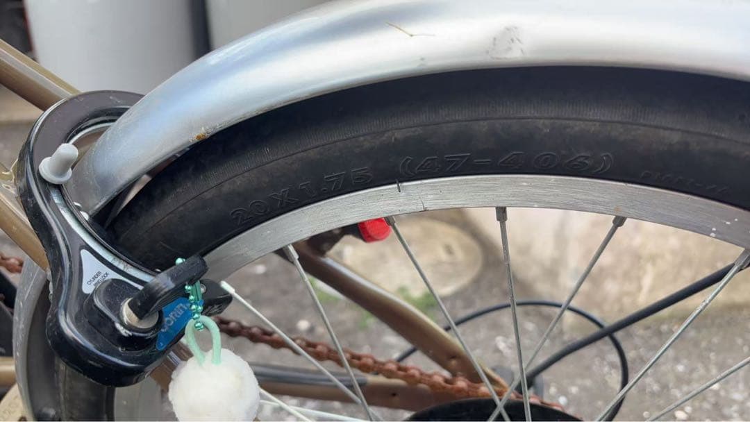 Folike 折りたたみ自転車 ブラウン