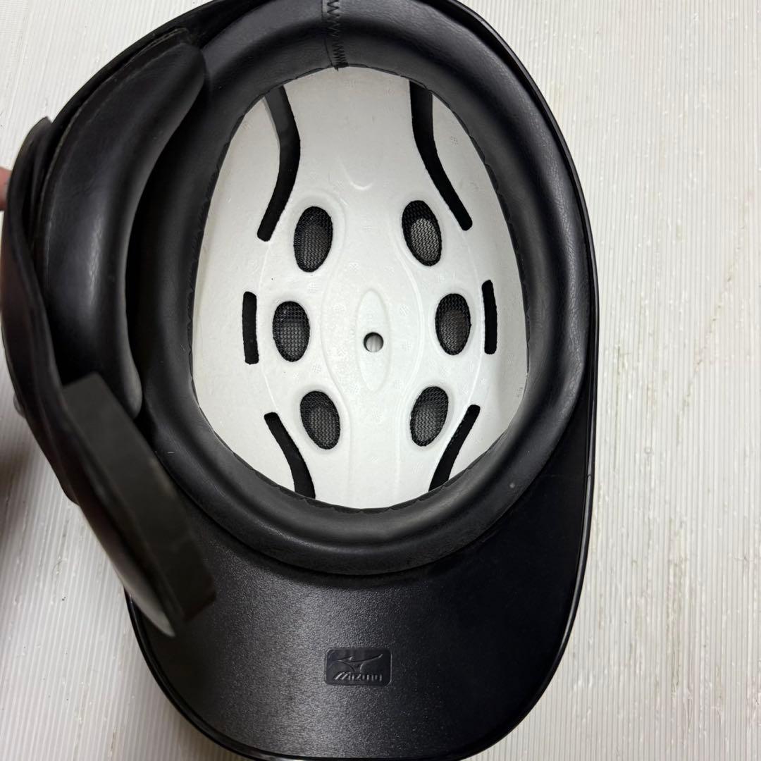 ミズノ軟式用ヘルメットc-flap付き　右打者Lサイズ