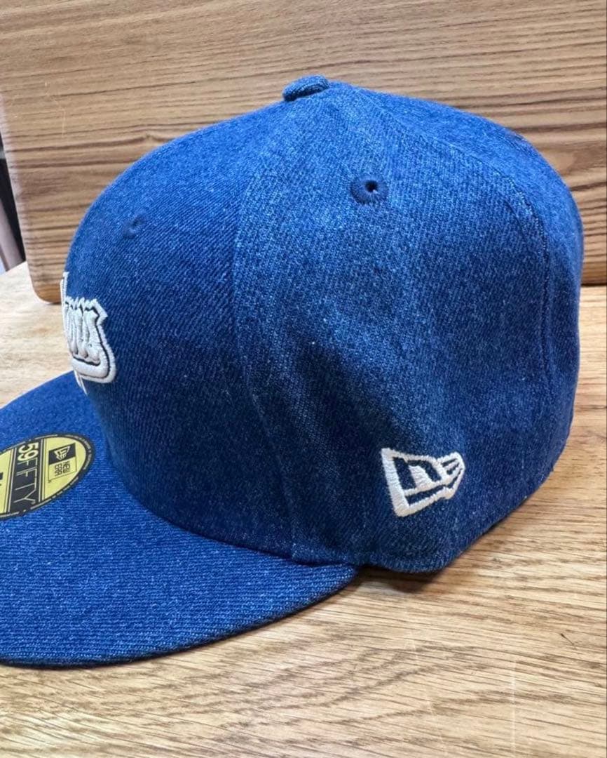 ロサンゼルス　ドジャース　キャップ　ニューエラ　50周年　デニム　米国購入　新品