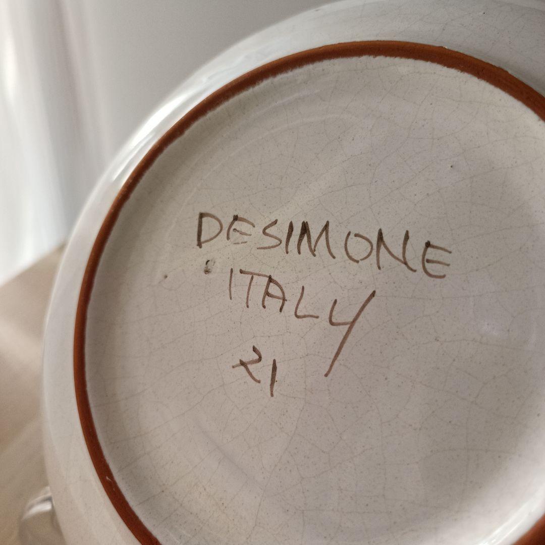 DESIMONE デシモーネ カジキ柄 径約20cm 絵皿 ITALY 希少レア