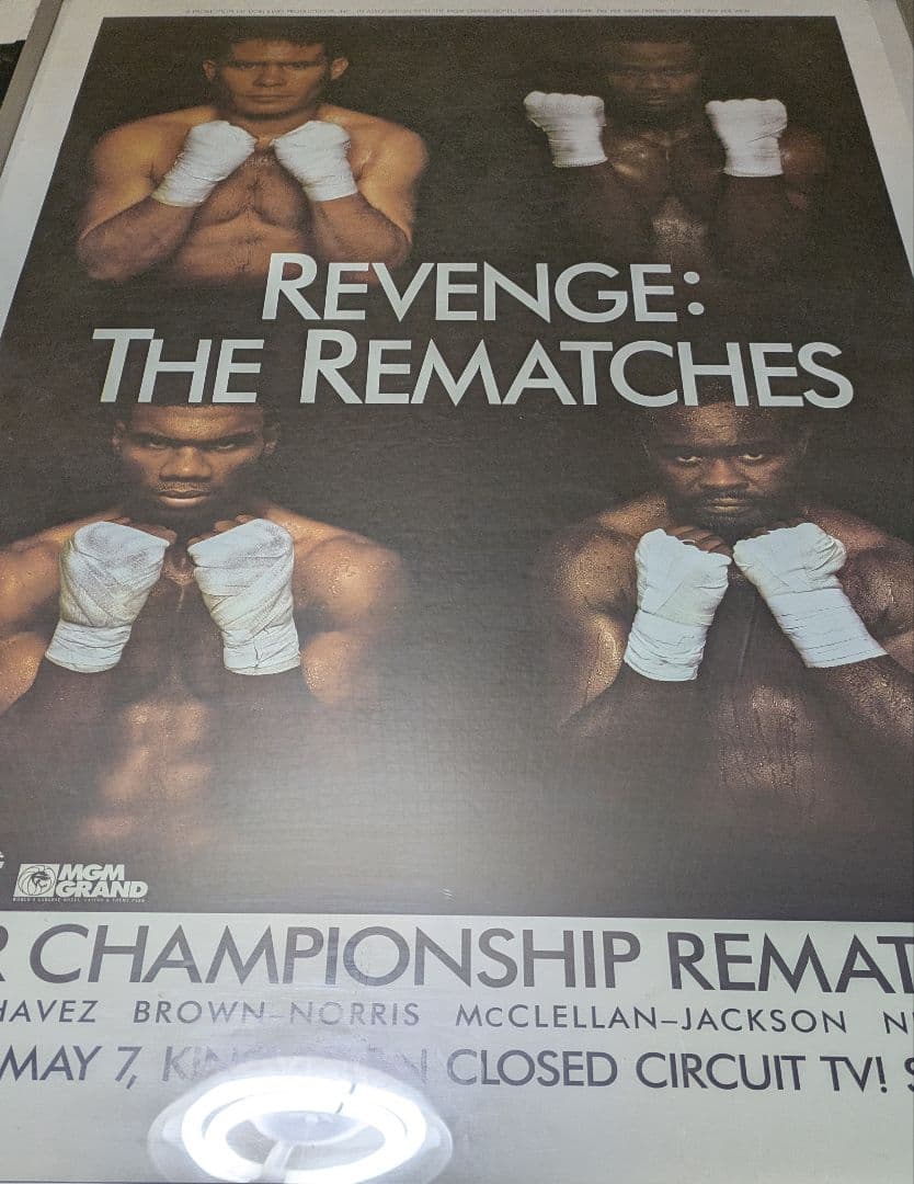 ボクシング ポスター Boxing Poster チャベス ジャクソン 等