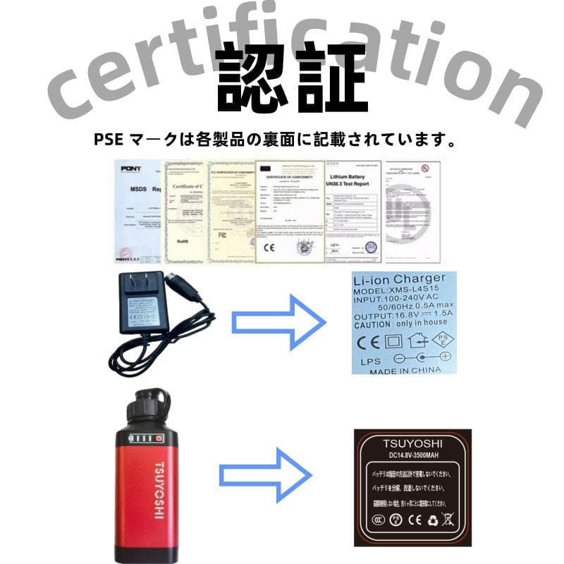 電動リール用リチウムバッテリー 14.8V 赤3500mAh ダイワ＆シマノ対応