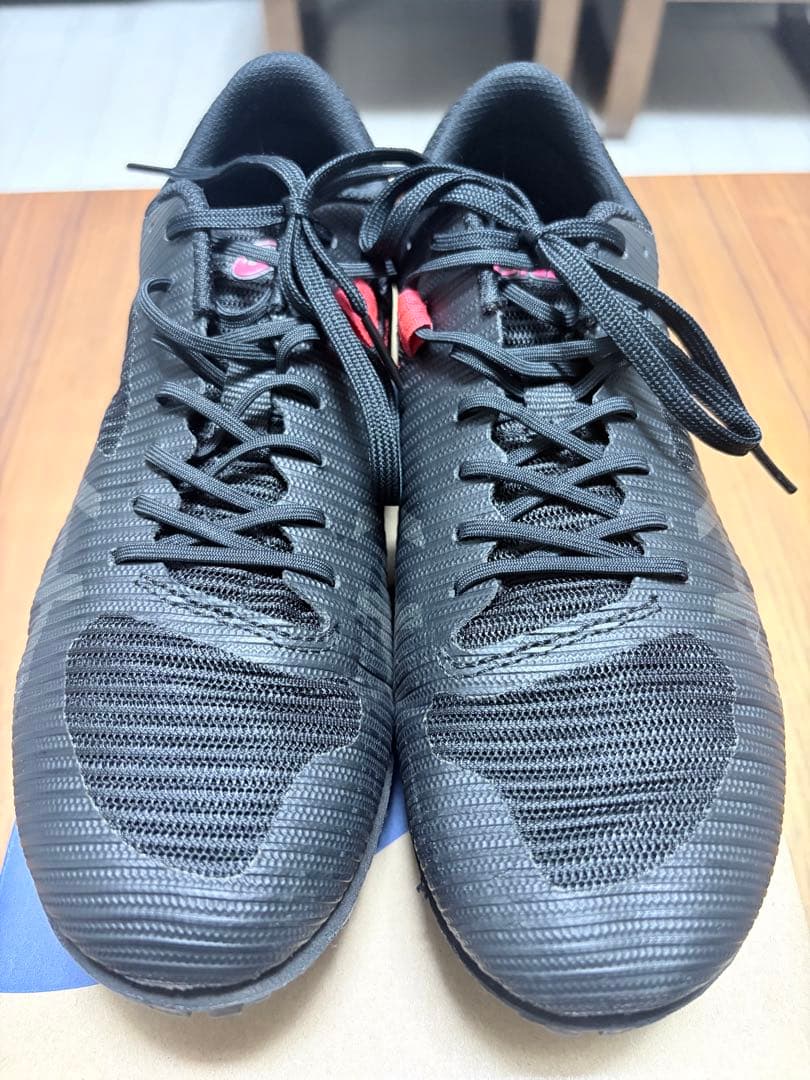 美品アシックスasics HEATFLAT ブラック スパイクシューズ　26.5