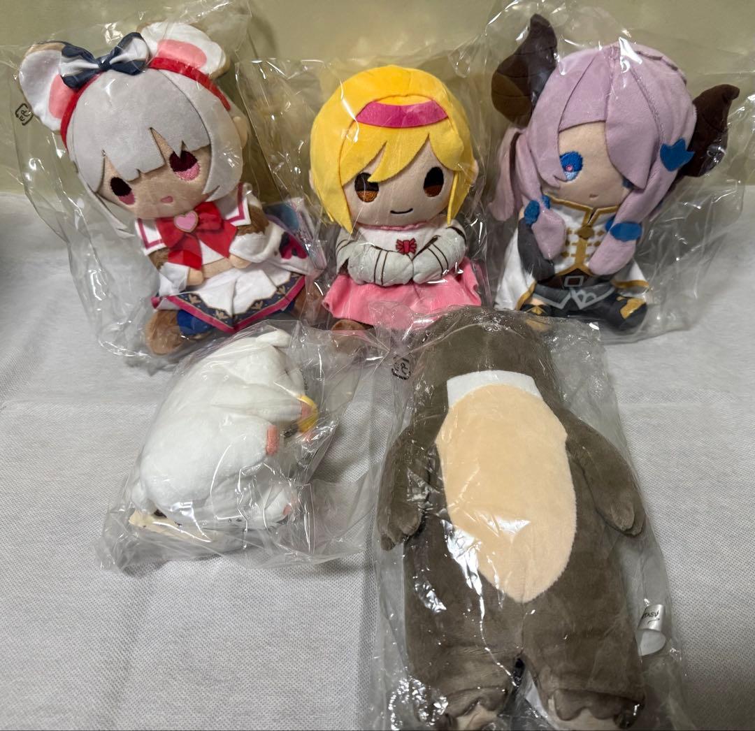 【未開封】グラブルぬいぐるみ　まとめ売り　5点セット