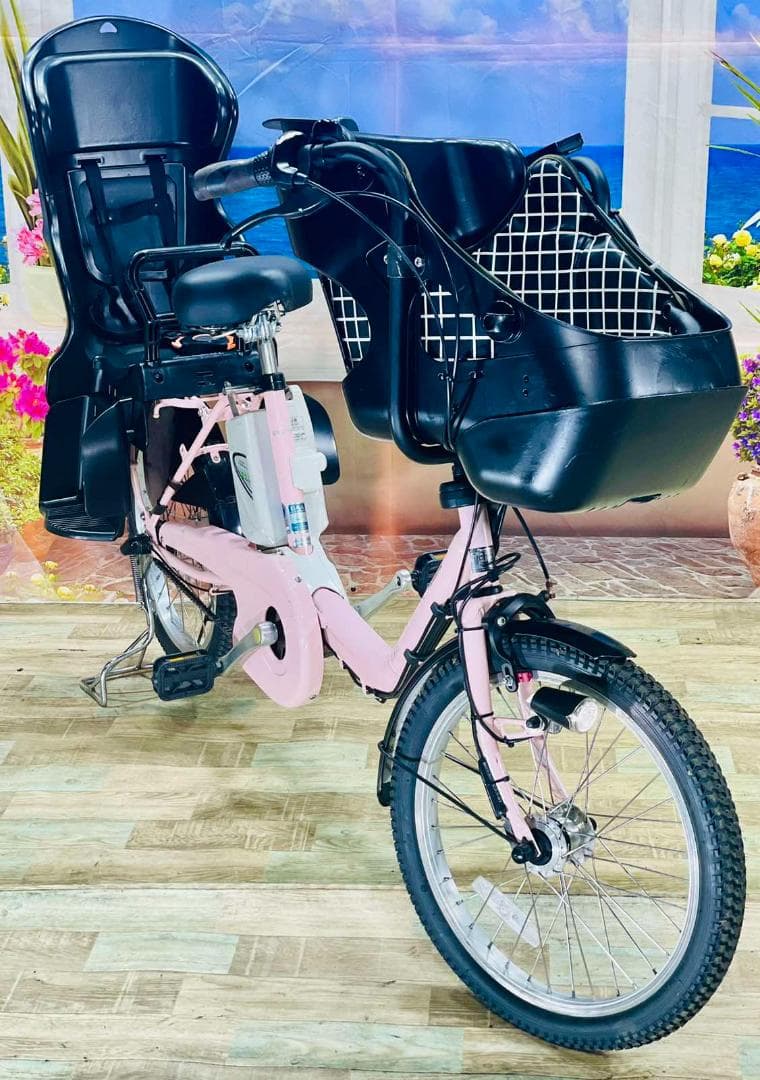 超超超破格モデル⭐️パナソニックNo1モデル！大容量子供乗せ電動自転車Y0301