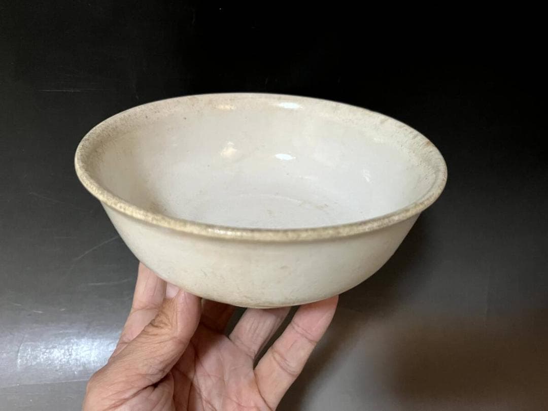 鉢■中国 白釉 匆 古玩 唐物 中国 古美術 時代物 骨董品■
