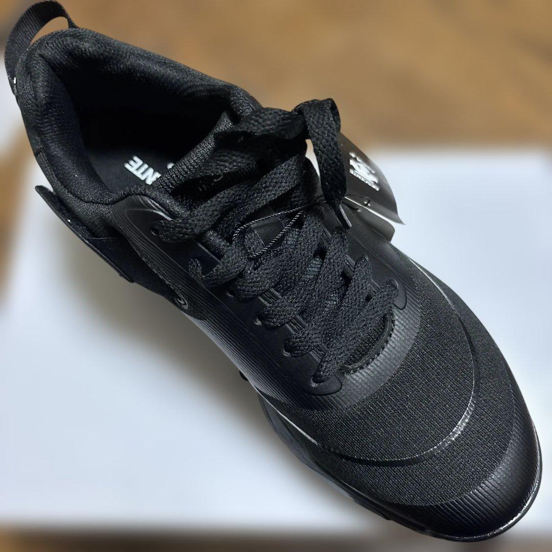 （新品）DESCENTE ゴルフシューズ 25.0cm ブラック