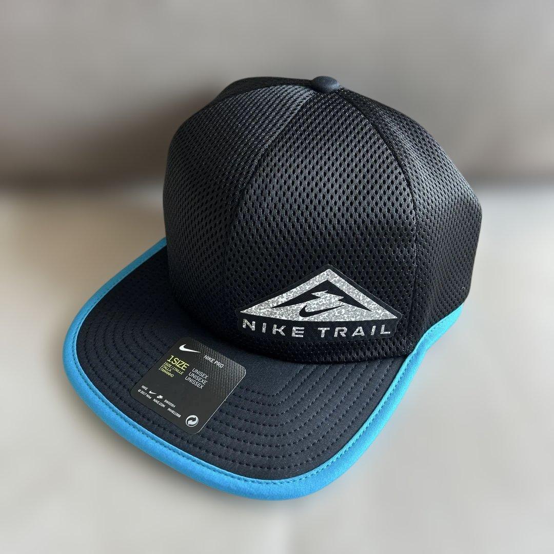 【新品未使用】Nike Trail Dri-FIT キャップ ネイビー/ブルー