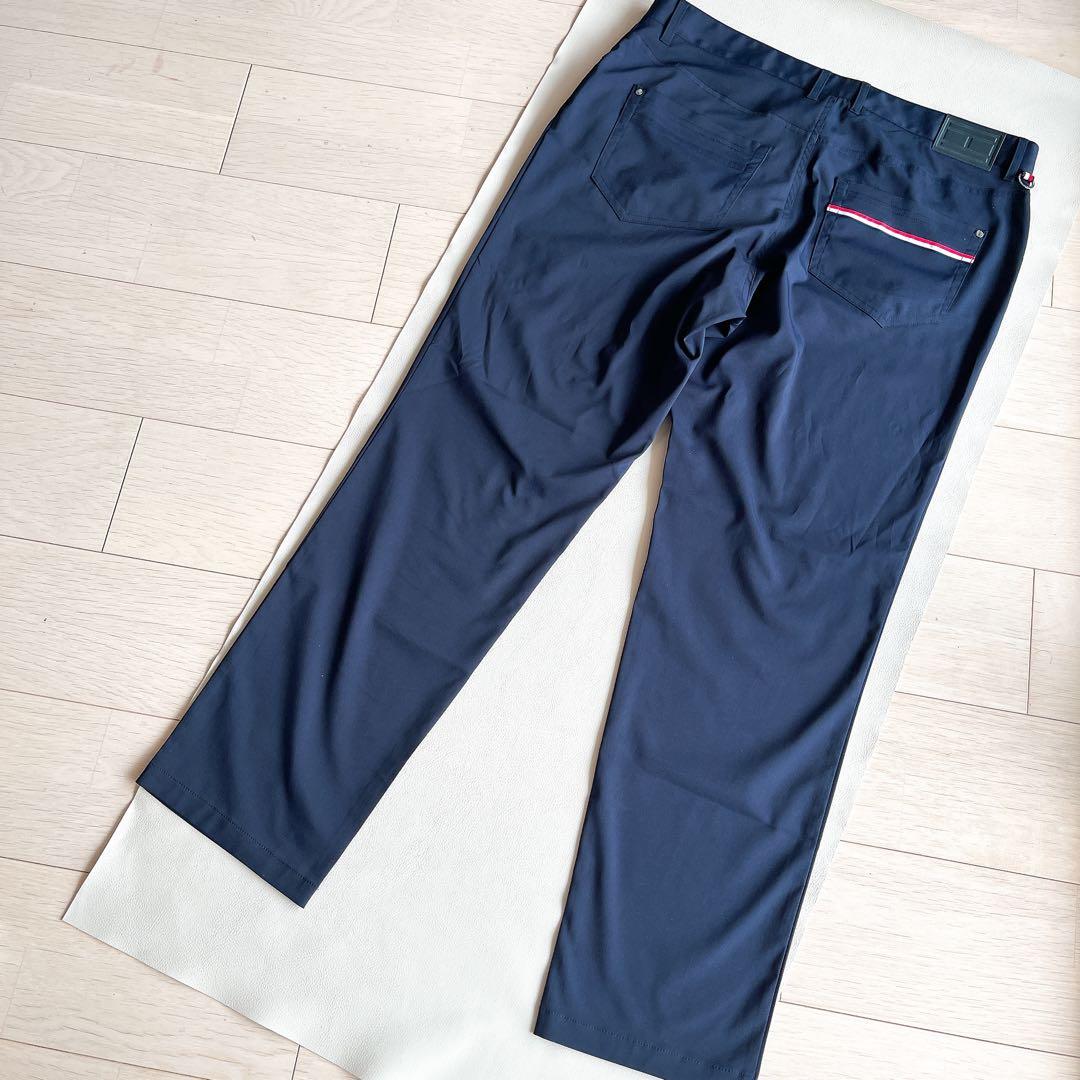 美品！トミーヒルフィガーゴルフ　パンツLL　メンズ 紺ネイビー　XL